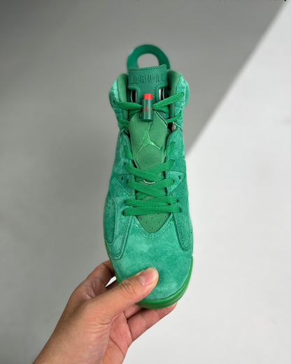 AJ6 Retro NRG Green Suede Gatorade