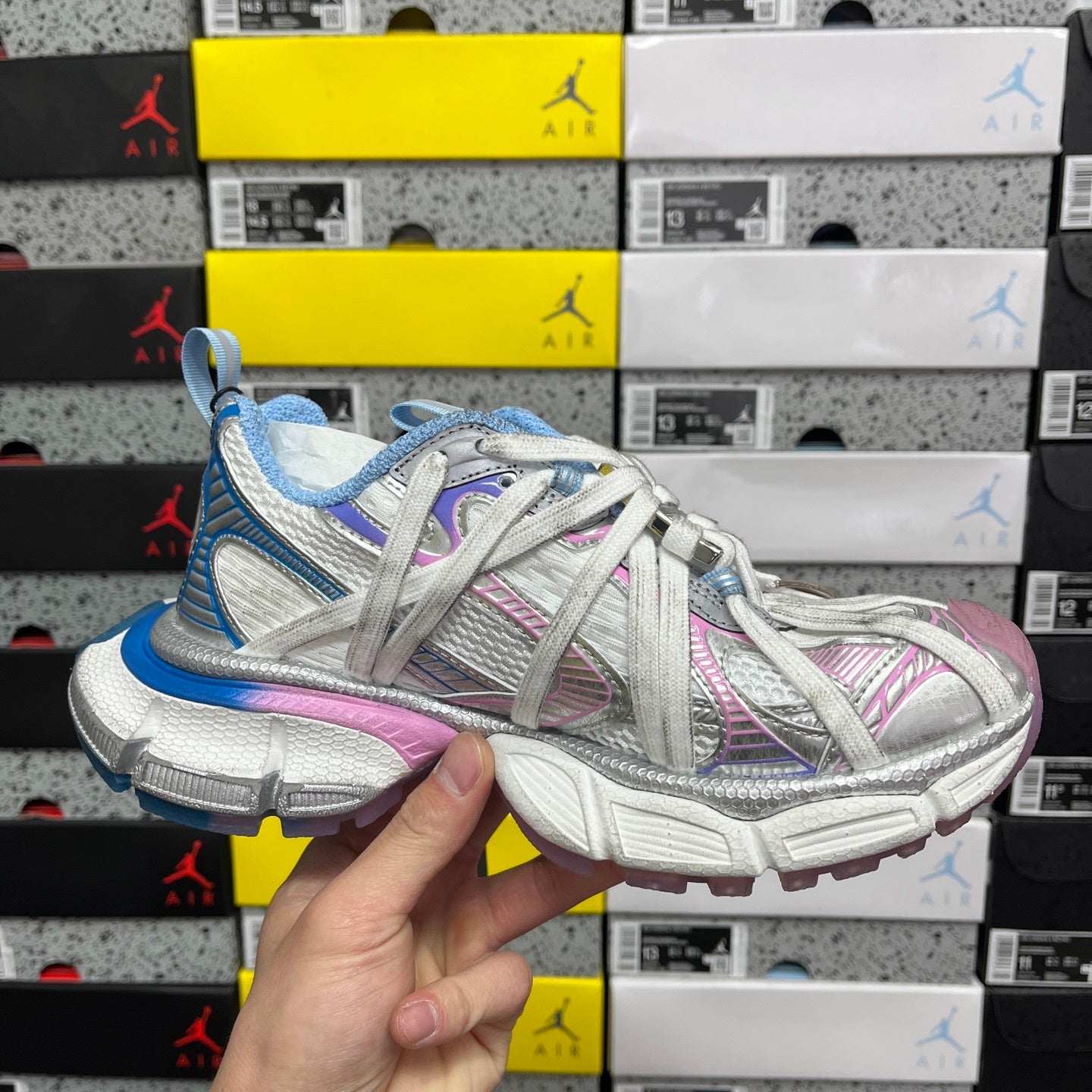 BLG 3XL White/Blue/Pink