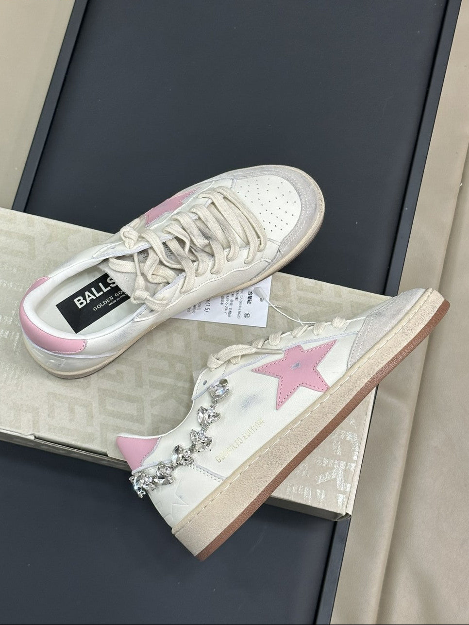 GDGS Ballstar Pink Star Diamond White Body