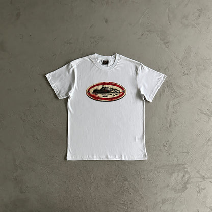 rusty alcatraz tee -white