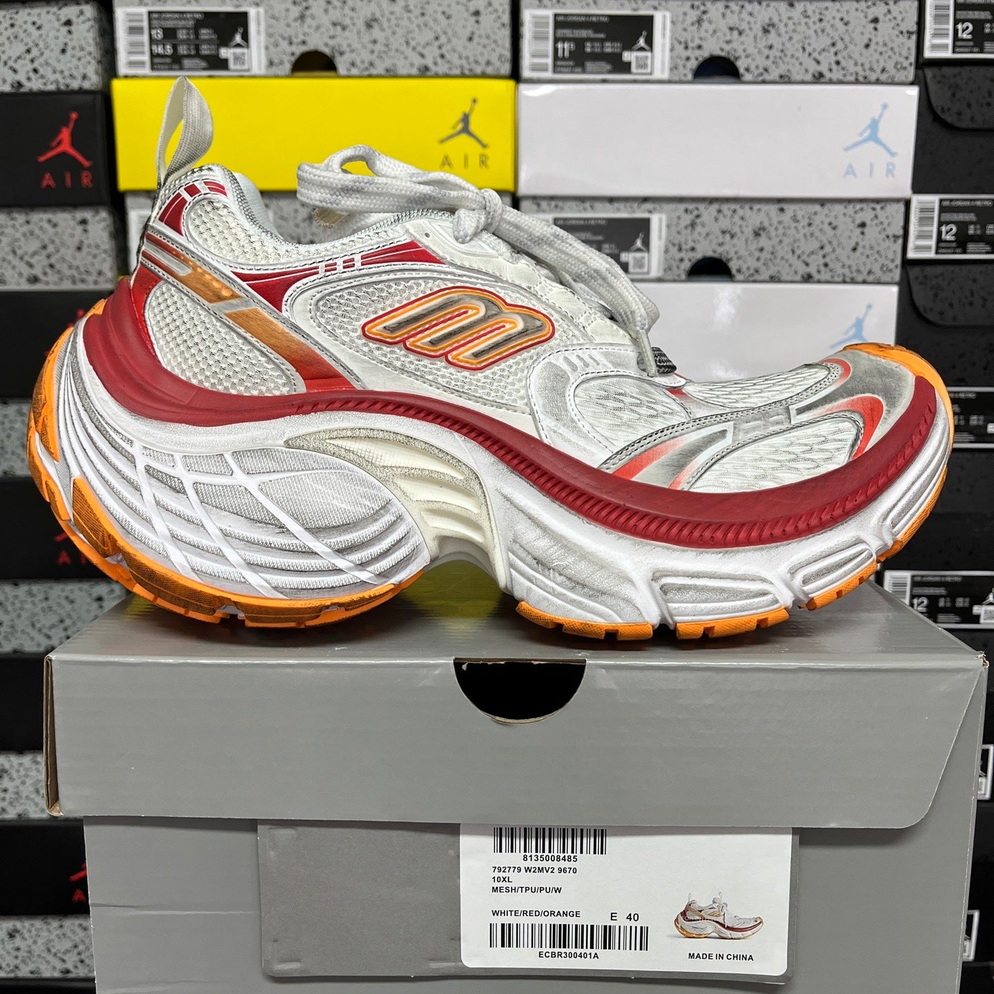 BLG 10XL White/Orange/Red
