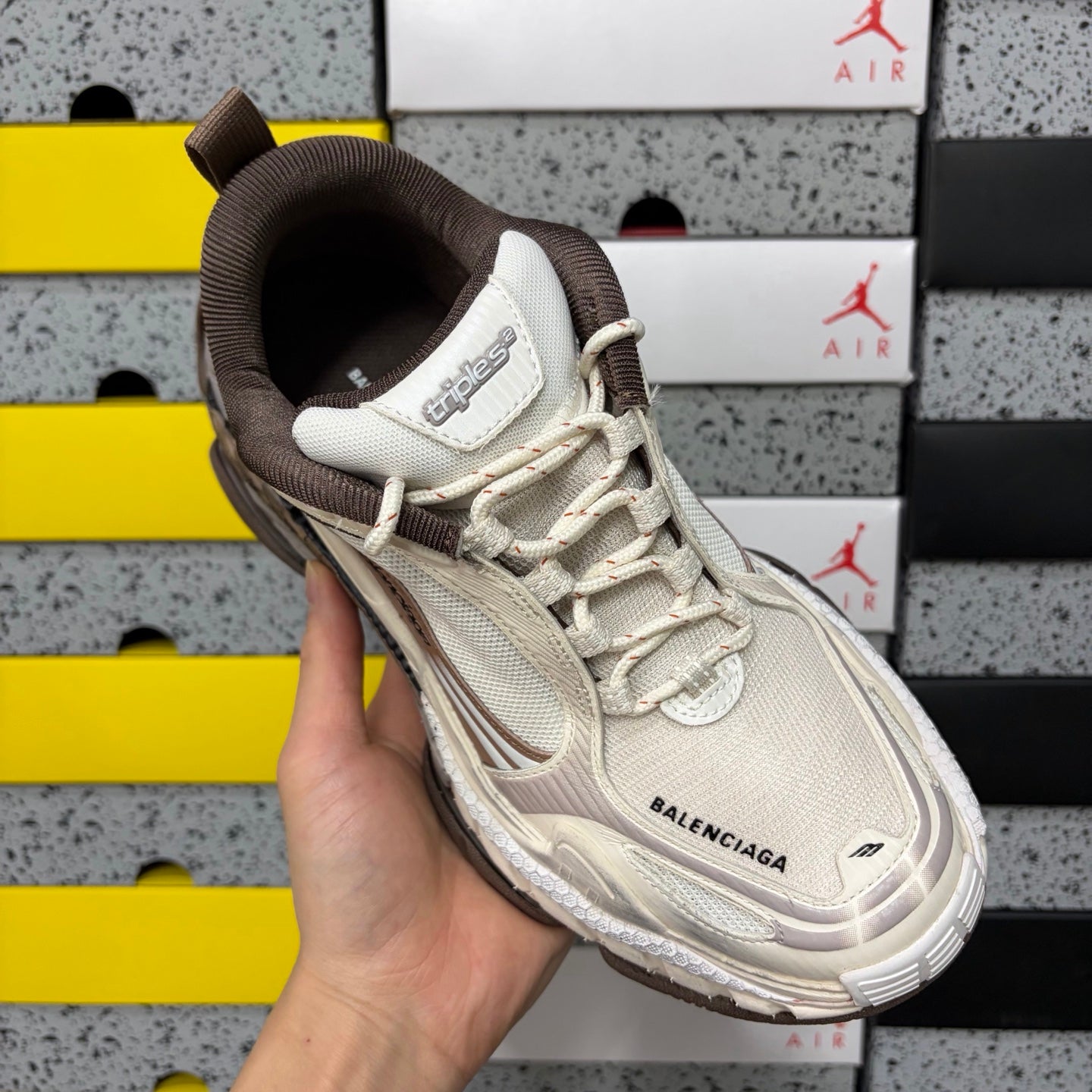 BLG Triple S.2 Brown/White/Grey