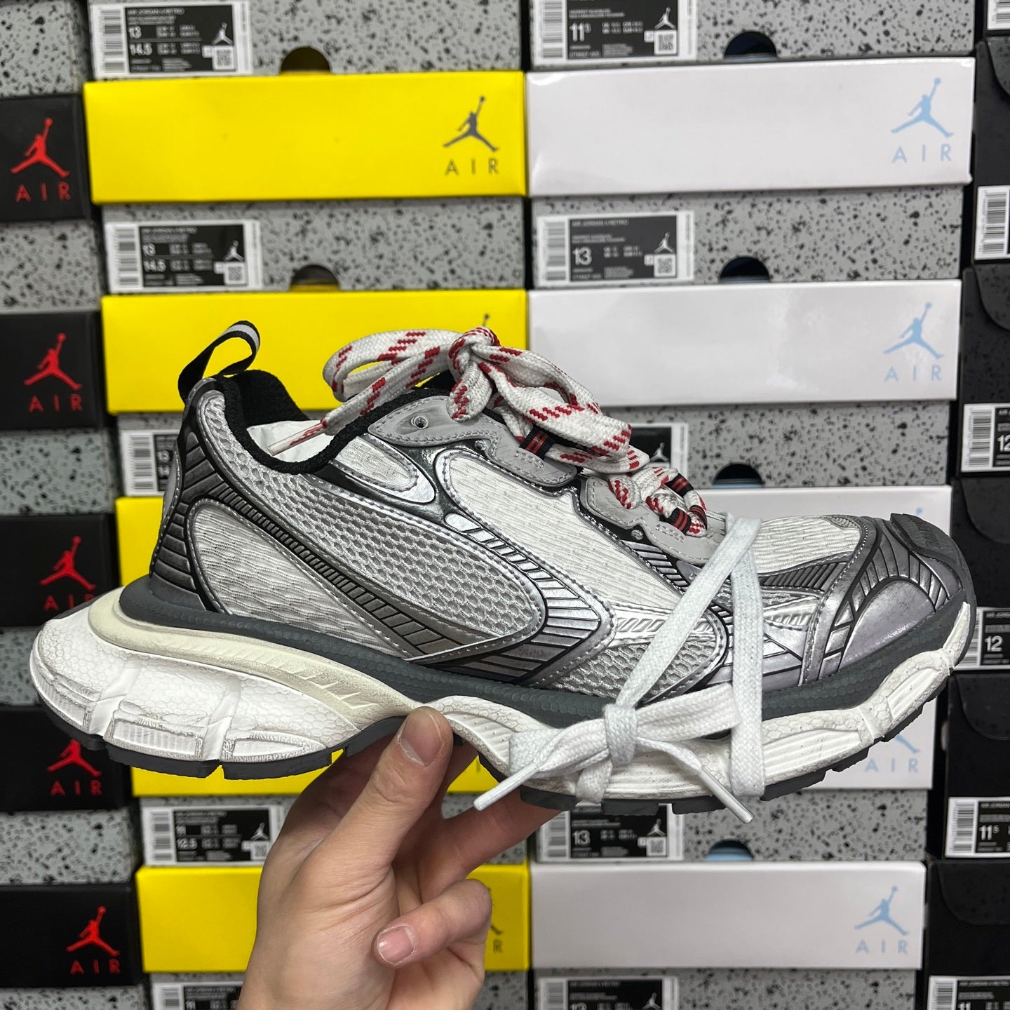 BLG 3XL Grey/White/Red