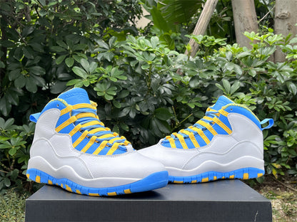 AJ10 White and Blue