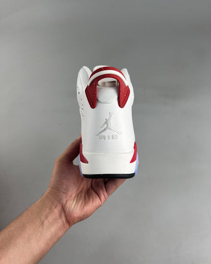 AJ6 Retro White and Red