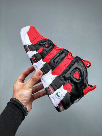 Uptempo White/Red/Black