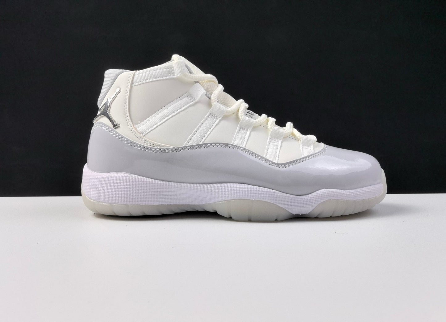 AJ11 High White and Grey