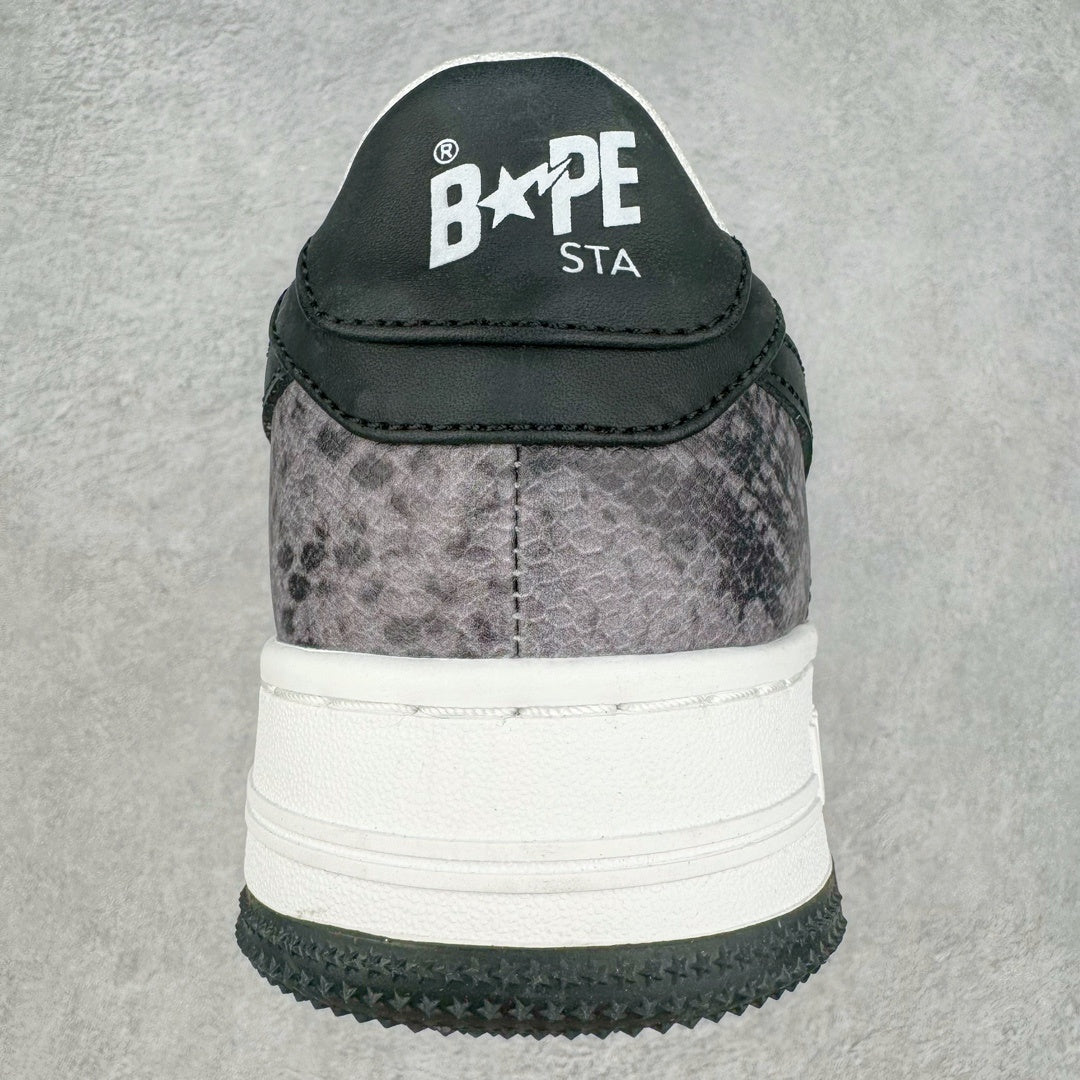 Bape STA Low Beige Snakeskin