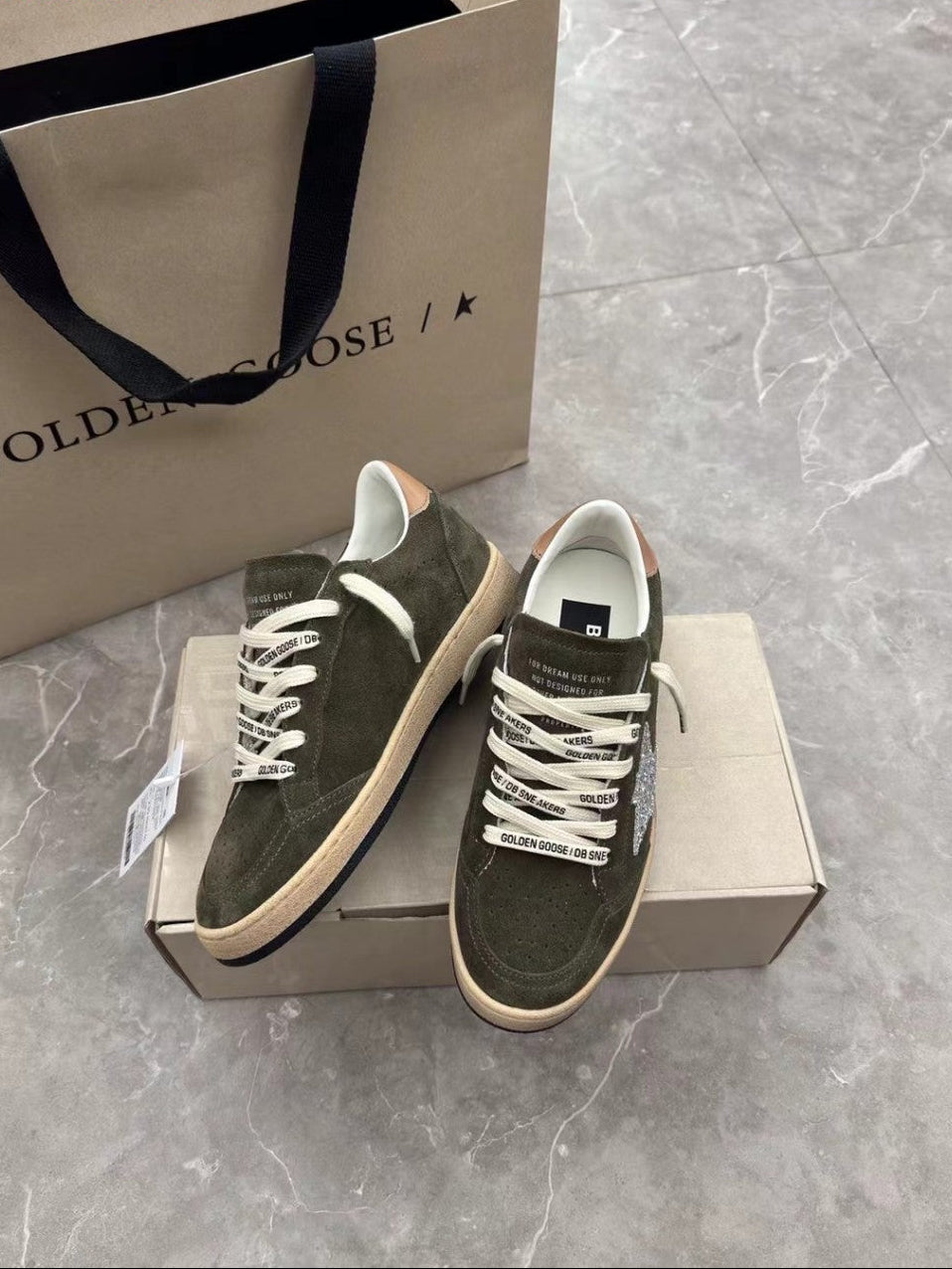 GDGS Ballstar Olive Salamon Shine Silver Star