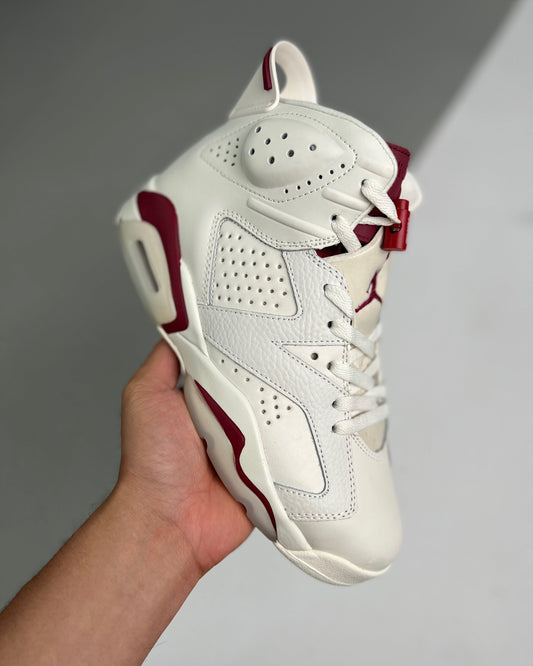 AJ6 Retro Maroon
