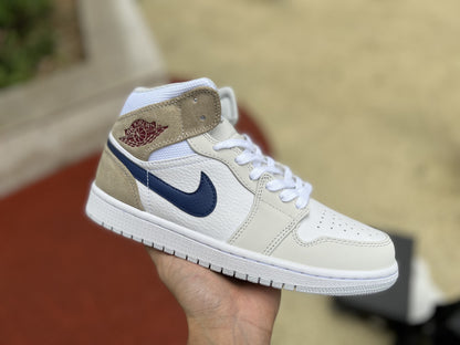 AJ1 MID Tan Suede