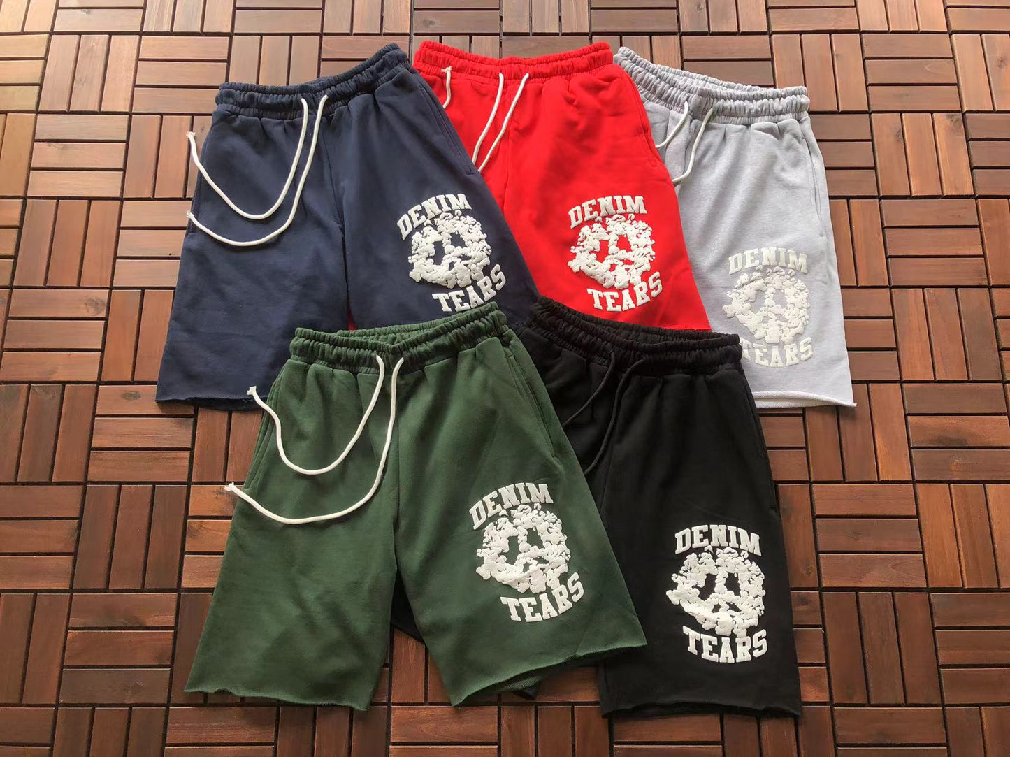 Denim T Calções