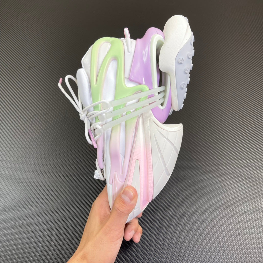 Balmain Unicorn White Pink Green