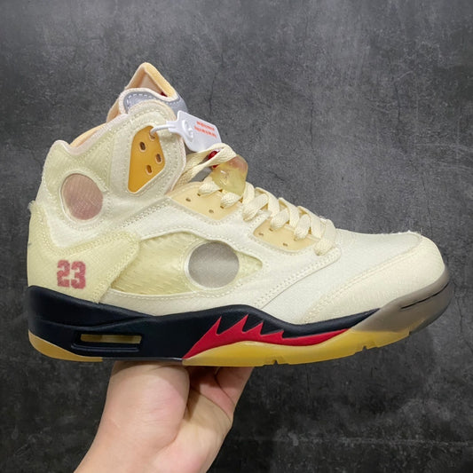 AJ 5 Off-White Sail