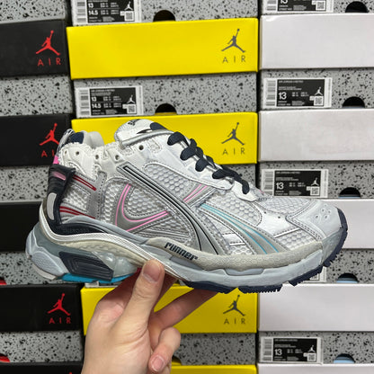 BLG Runner White/Pink/Grey/Blue
