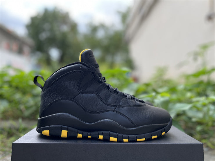 AJ10 Black and Yellow