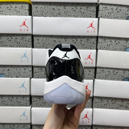 AJ11 Low Black and White