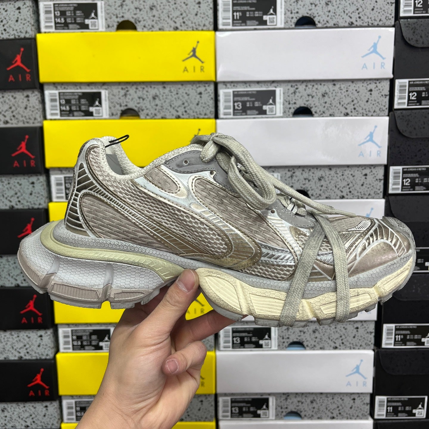 BLG 3XL Beige/Grey/White