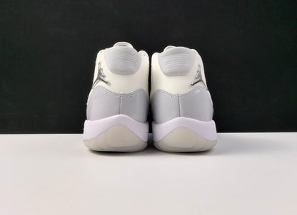 AJ11 High White and Grey