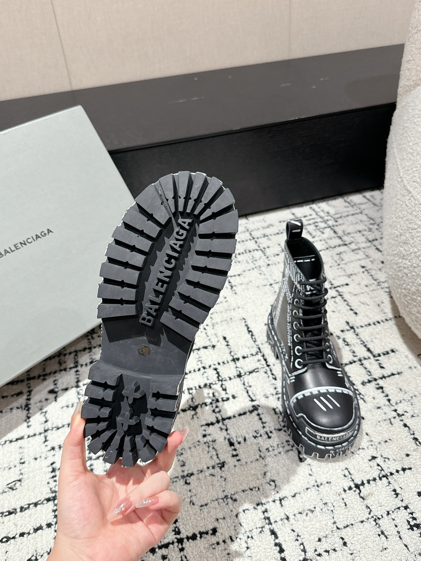 Bulldozer Boots Grafit