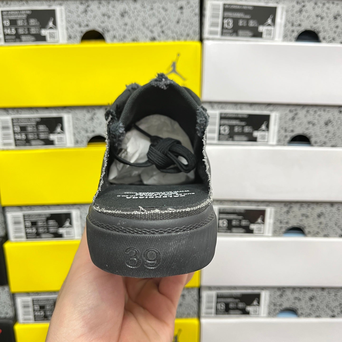 BLG Paris Mule Destroyed - Black