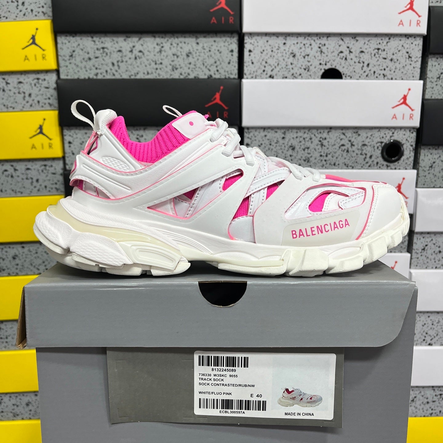 BLG Track White Pink