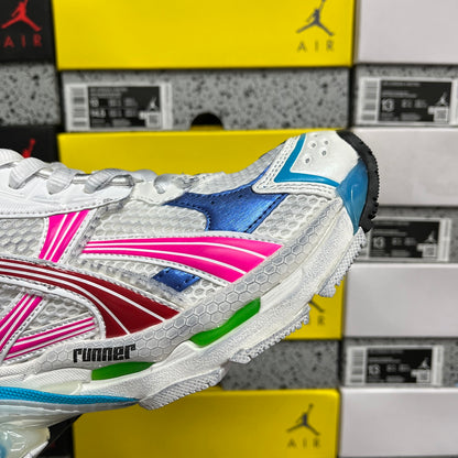 BLG Runner White/Grey/Blue/Pink