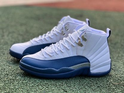 12 Blue and White