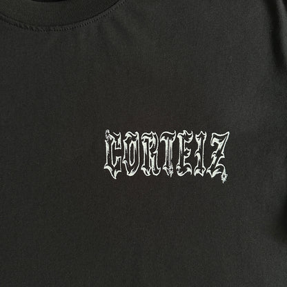 Metal Sanskrit letters tee