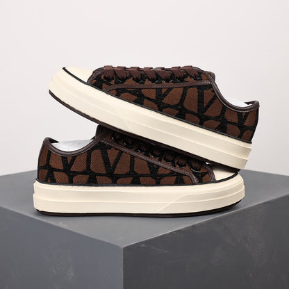 Valentino Beige & Black Toile Totaloop Iconographe