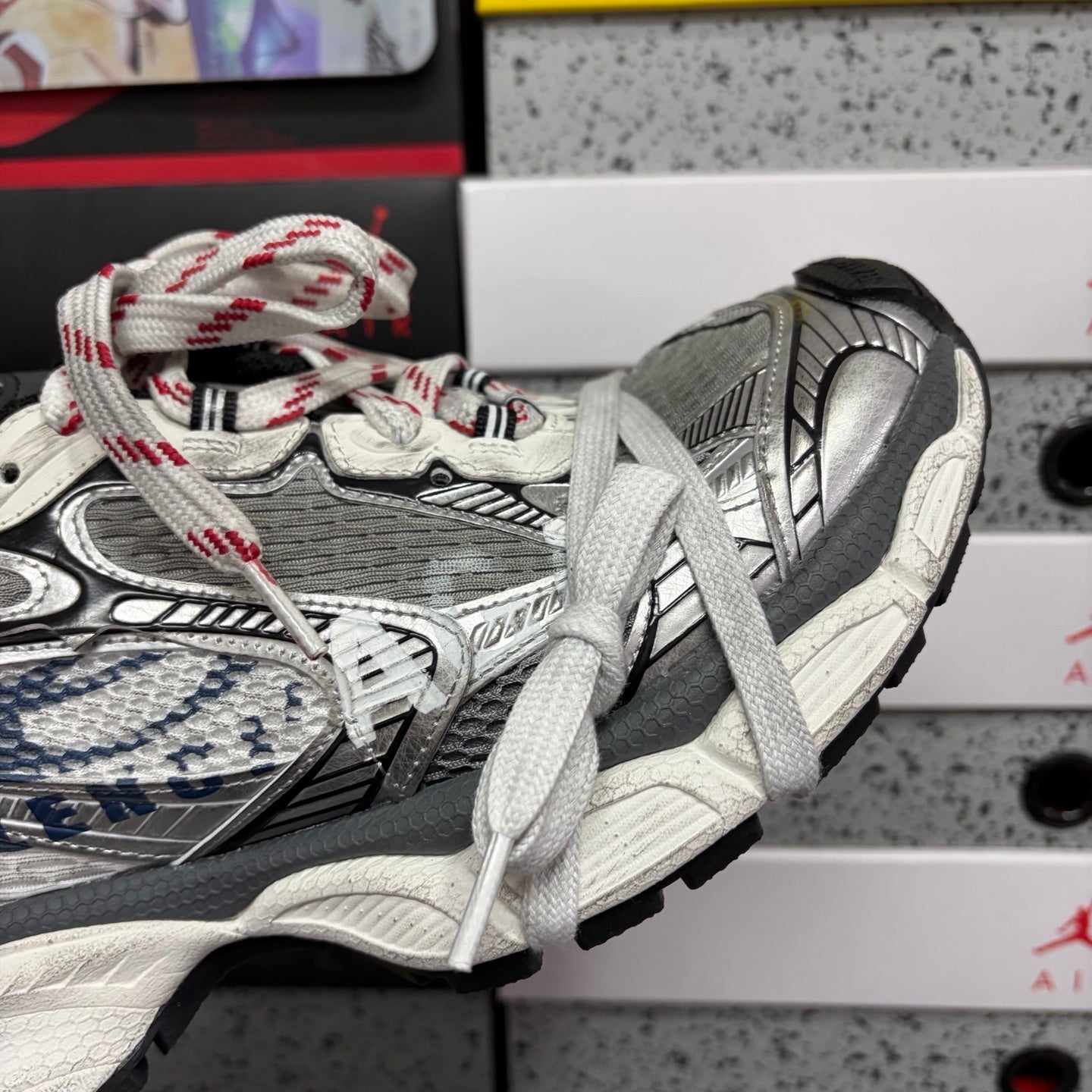 BLG 3XL White/Navy/Grey