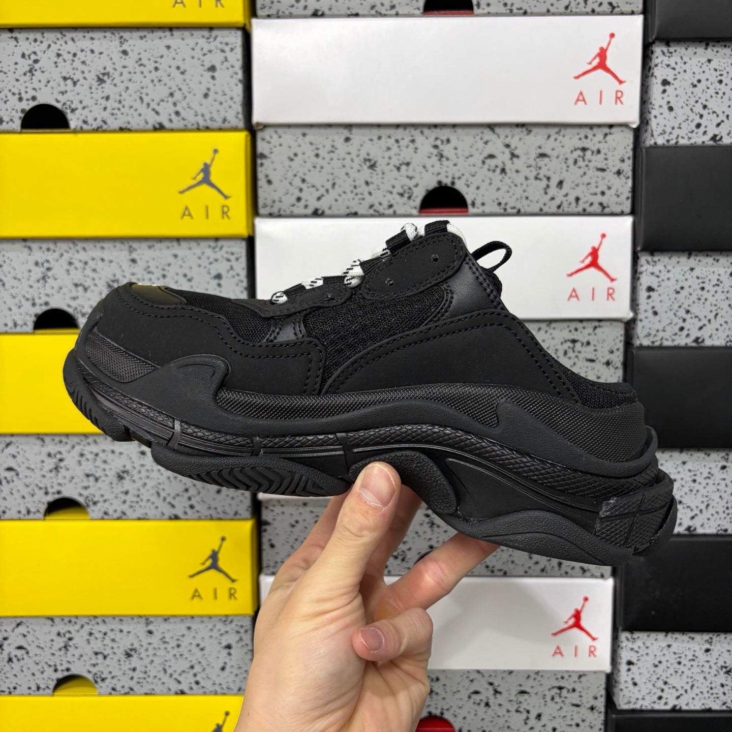 BLG Triple S Mule Black