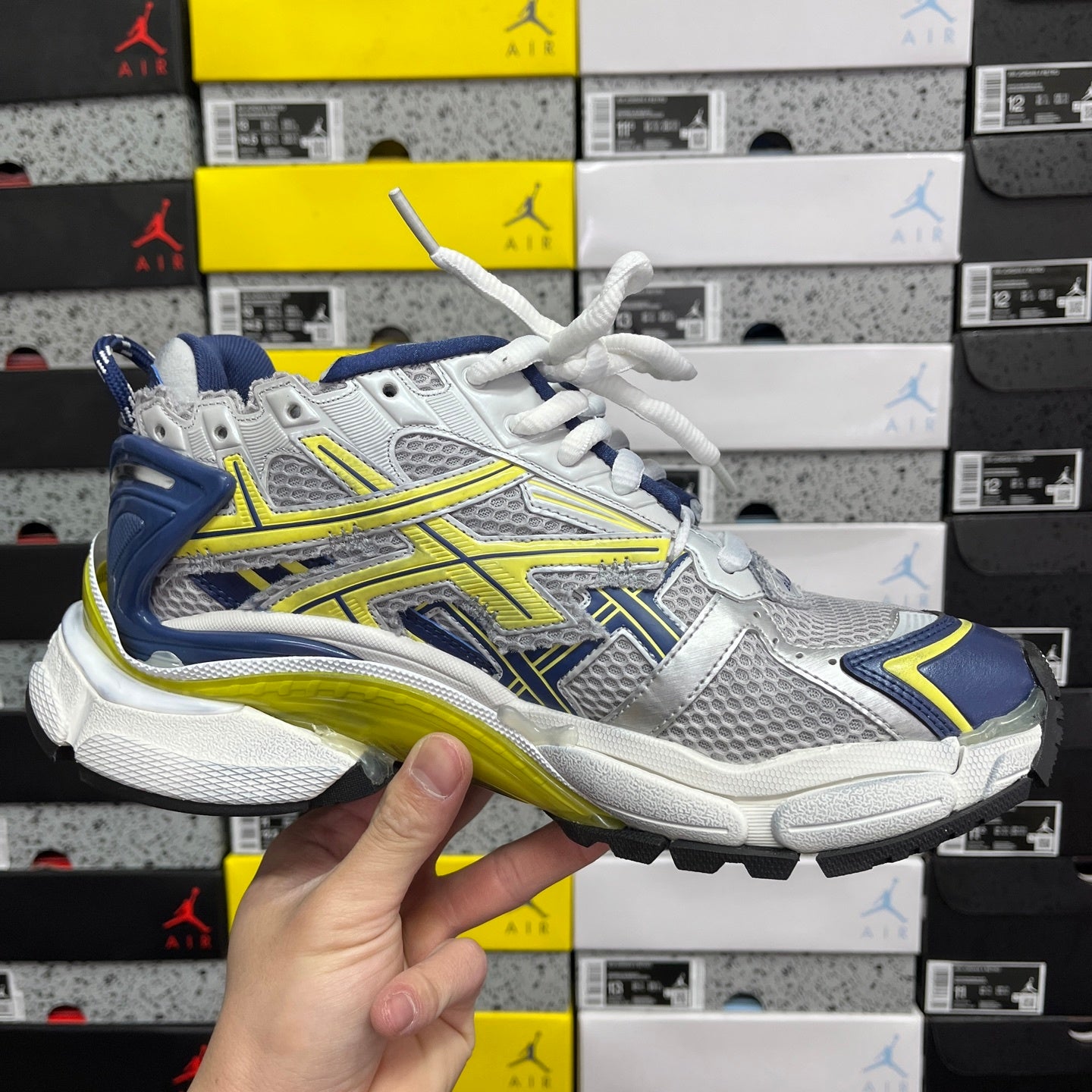 BLG Runner 7.0 Grey Yellow/Blue