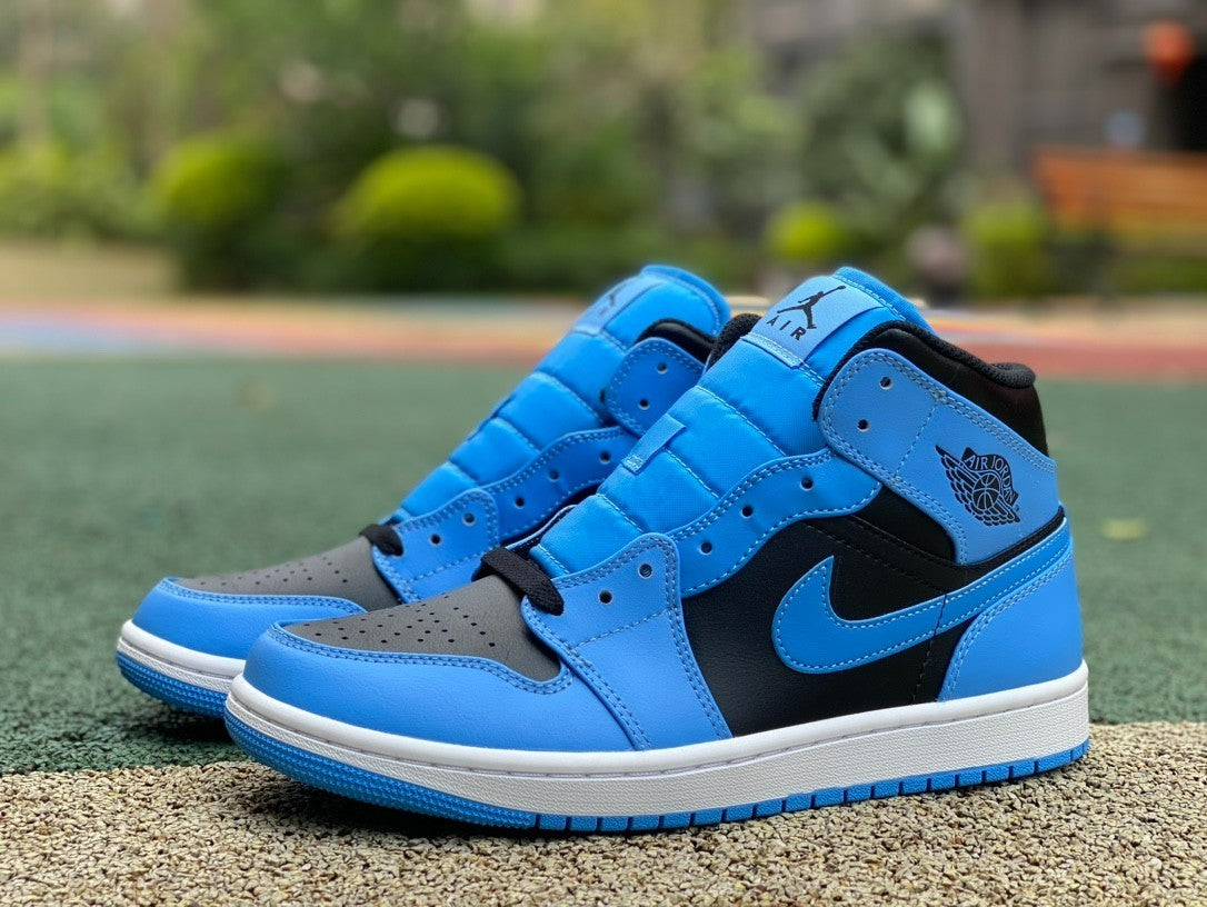 AJ1 MID University Blue Black