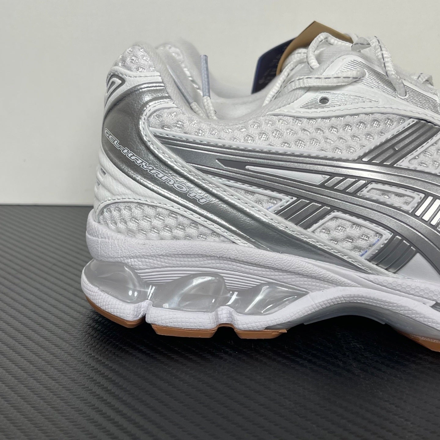 Kayano 14 White / Silver / Gum