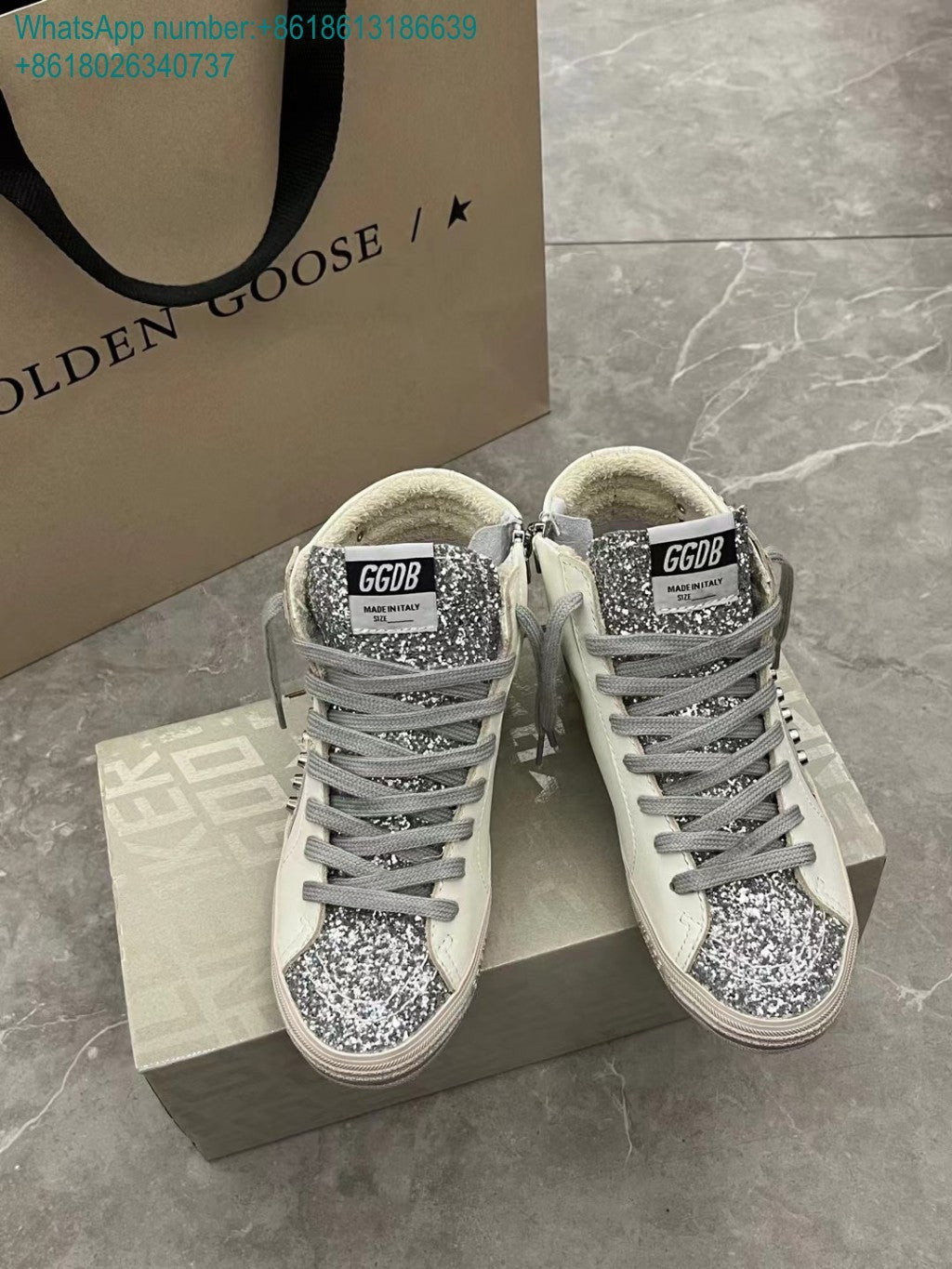 GDGS Mid Star White Lether Shine