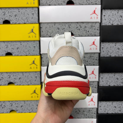 BLG Triple S Mule White/Black/Red/Beige
