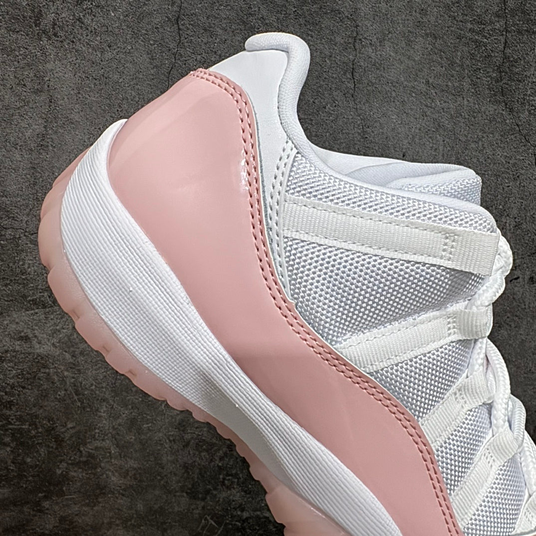 AJ11 Low White and Pink