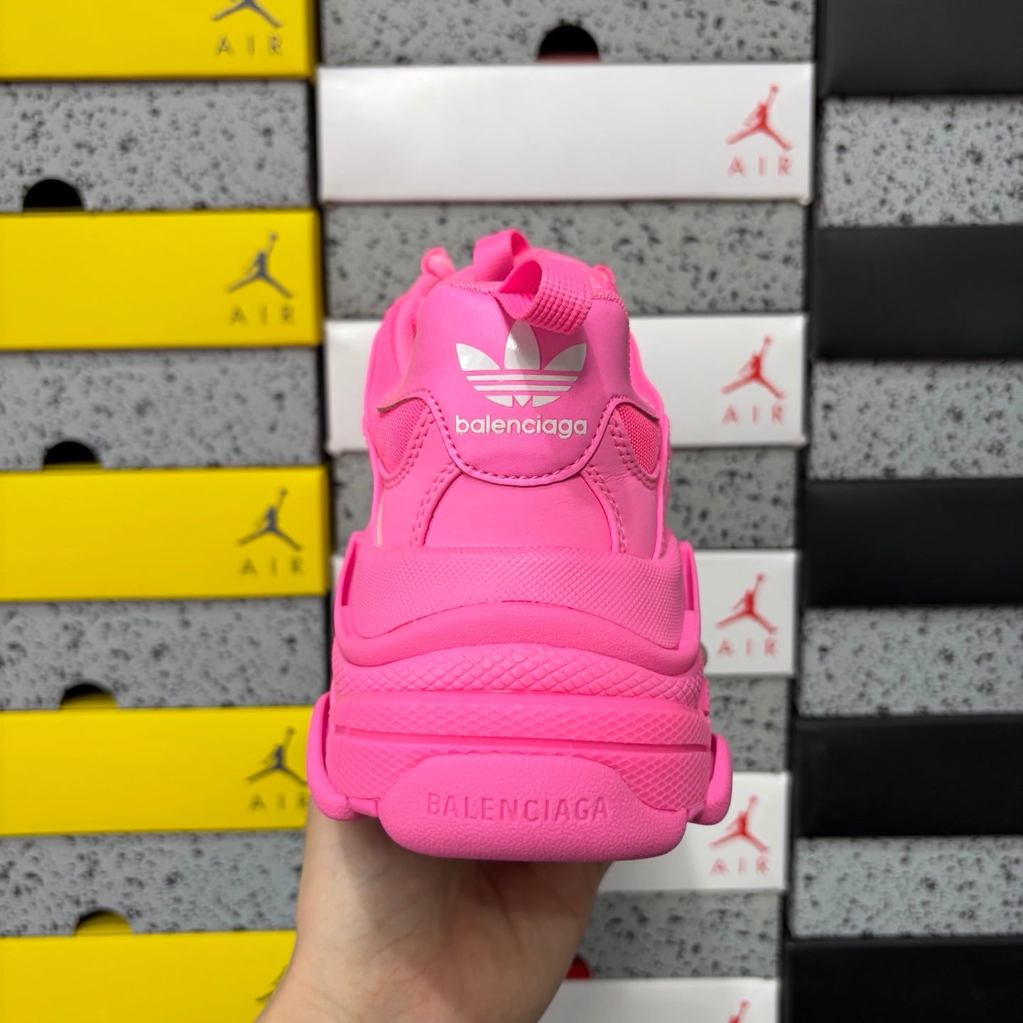 BLG Triple S x Adidas White/Pink