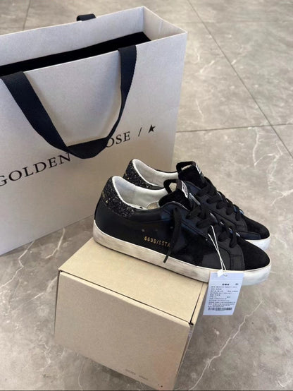 GDGS Superstar Full Pure Black Lether Shine Black