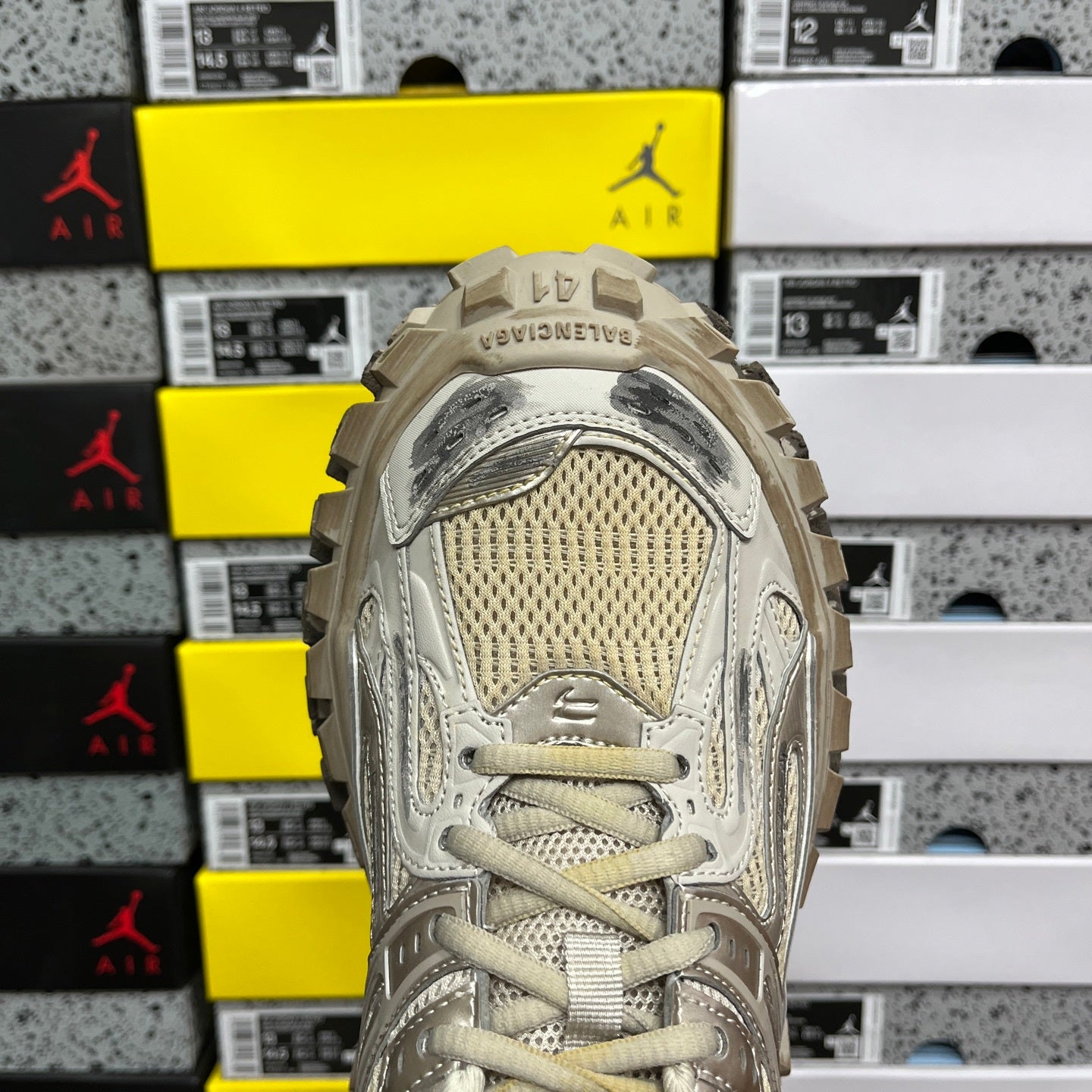 Defender Rubber Platform Beige Destroy