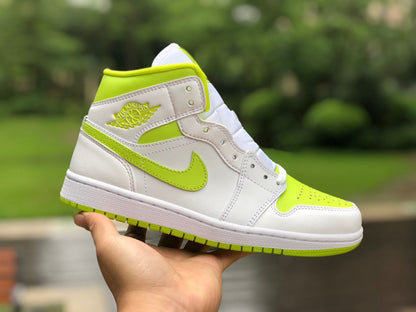 AJ1 MID White Lime