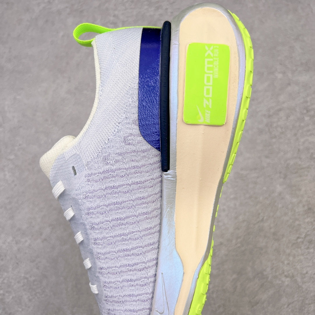 ZoomX Invincible Run Flyknit 3 White/Blue Tint/Purple Agate