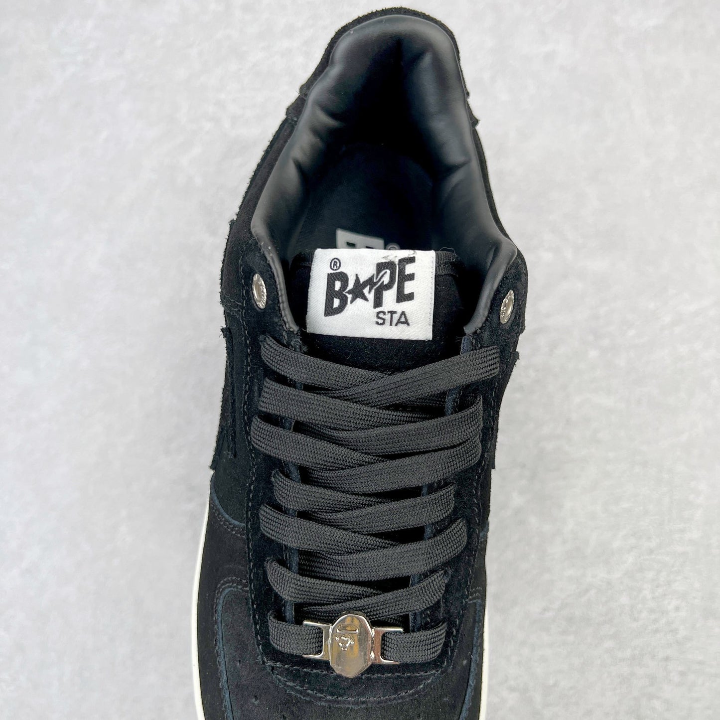 Bape STA Low Black Suede