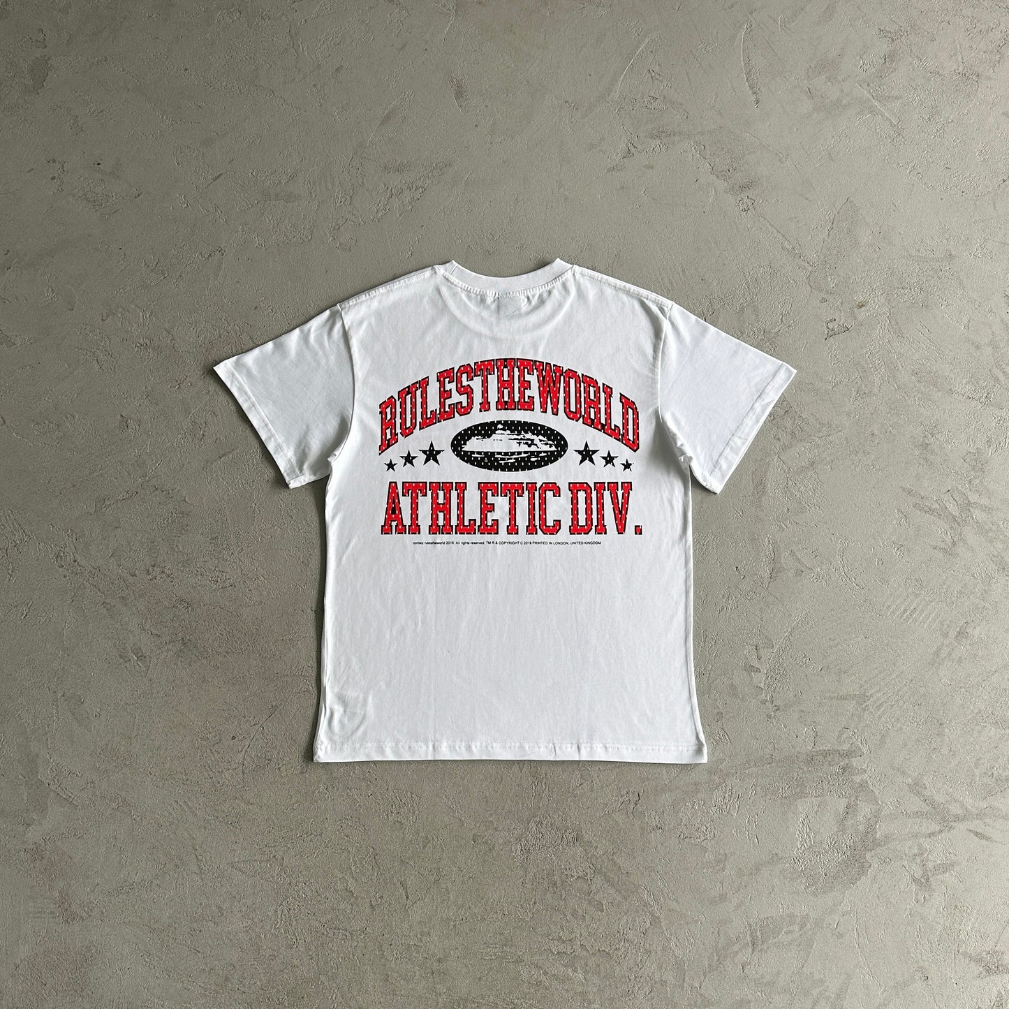 rules the world athletic white