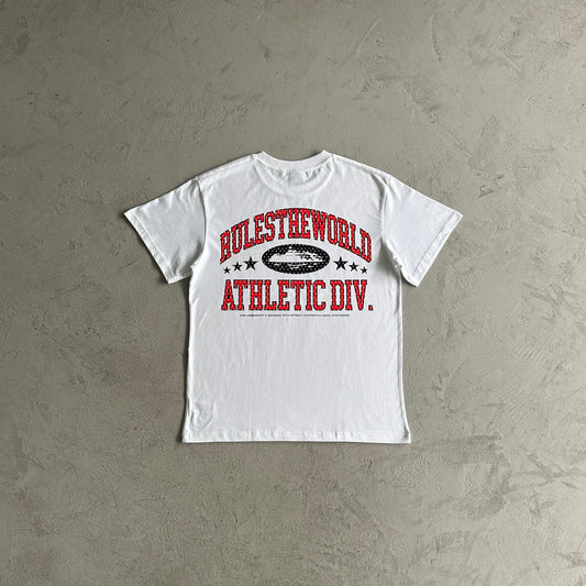 rules the world athletic white