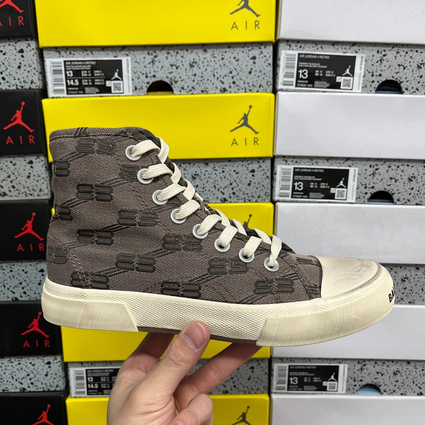 BLG Paris High Destroyed Grey