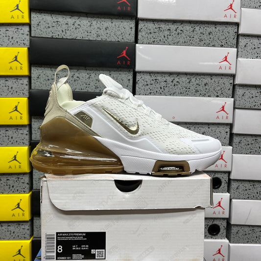 Air Max 270 Premium Sail/Metallic Gold