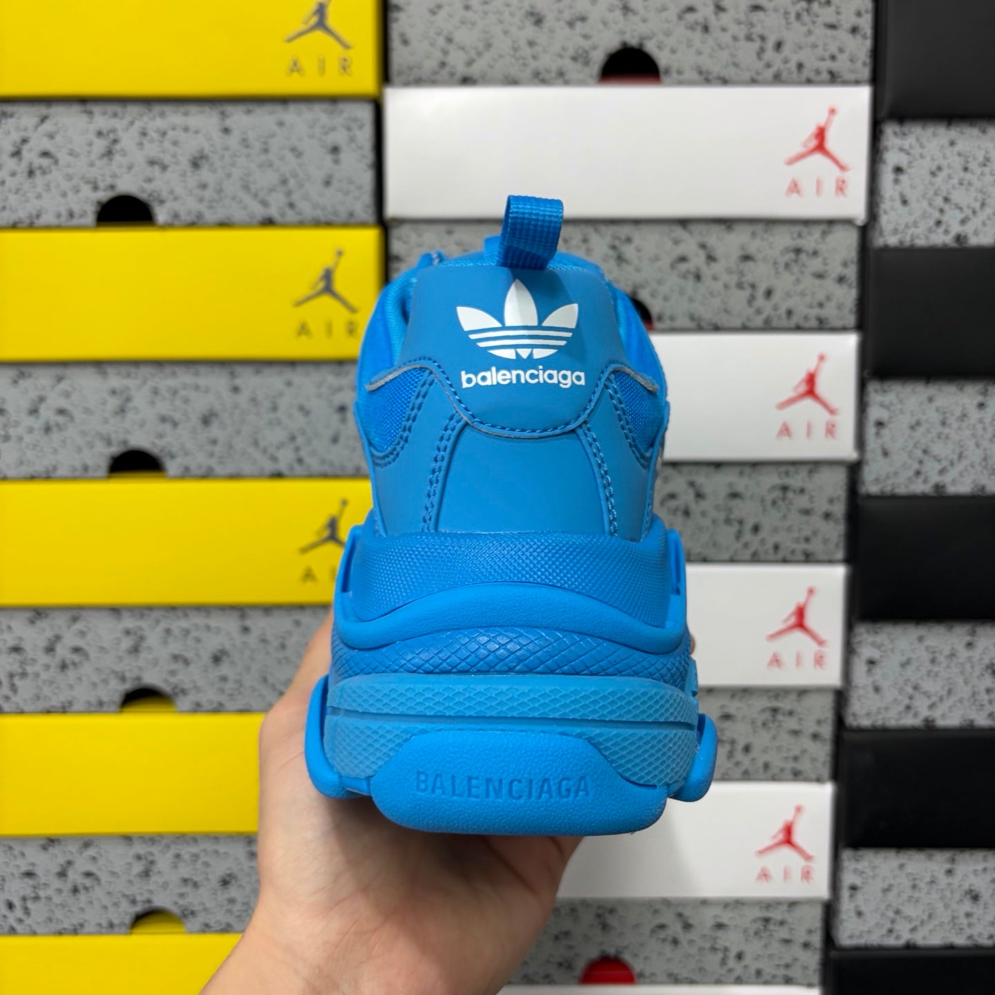 BLG Triple S x Adidas White/Blue