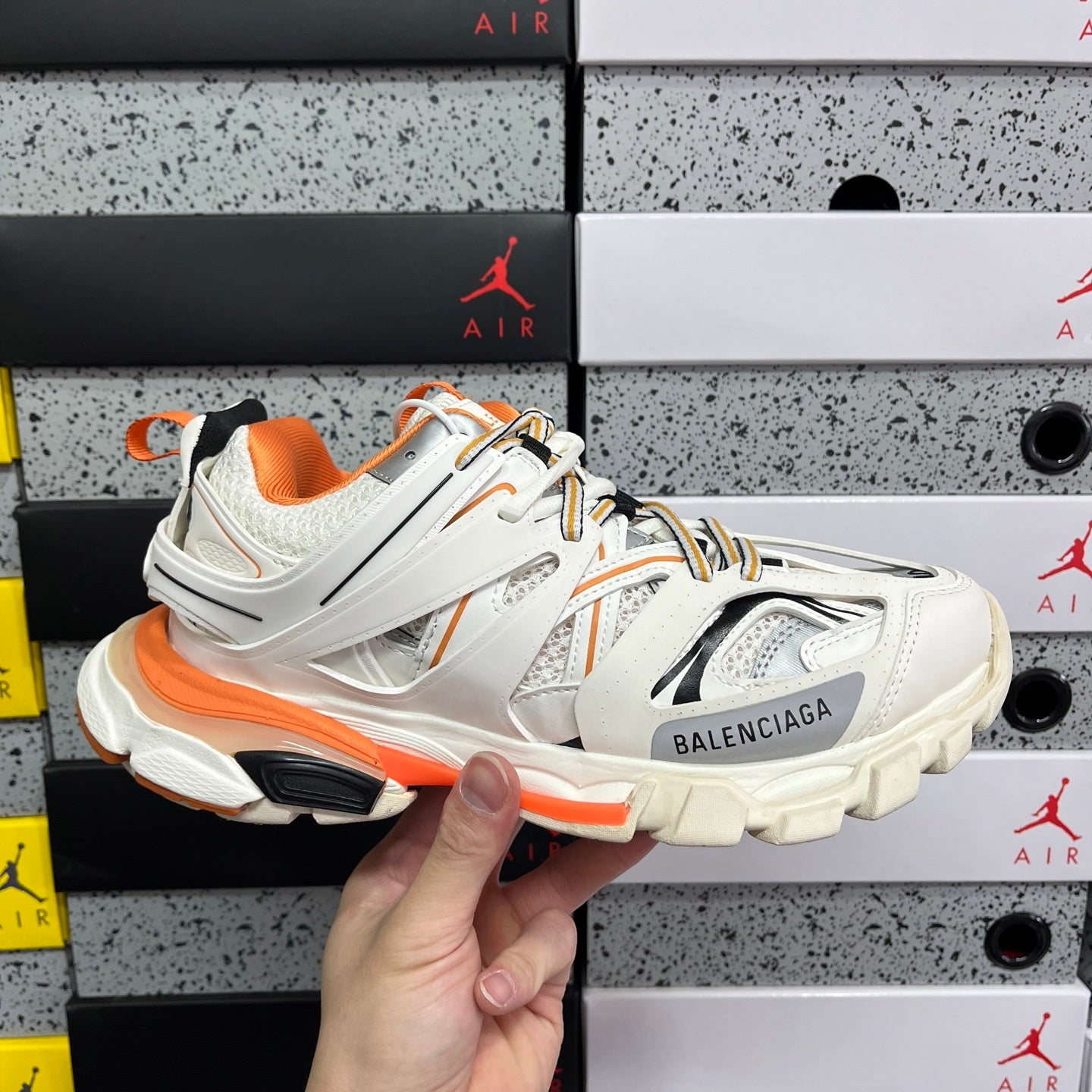 BLG Track White Orange